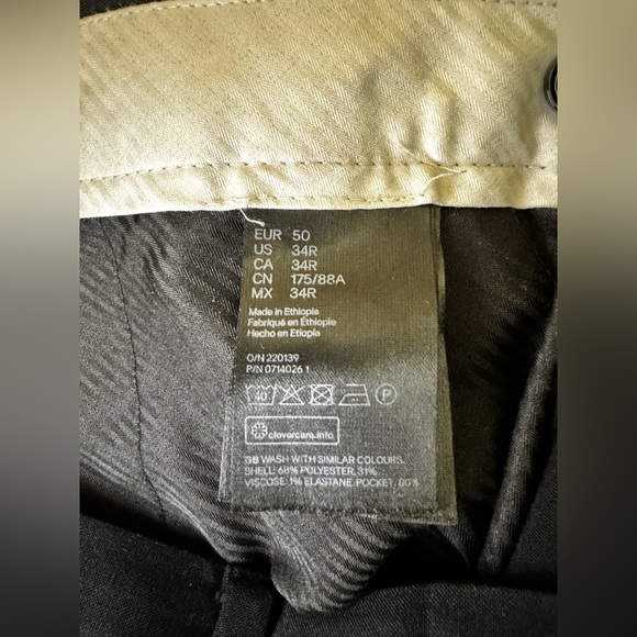 H&M Black Skinny Fit Suit - Picture 8 of 8